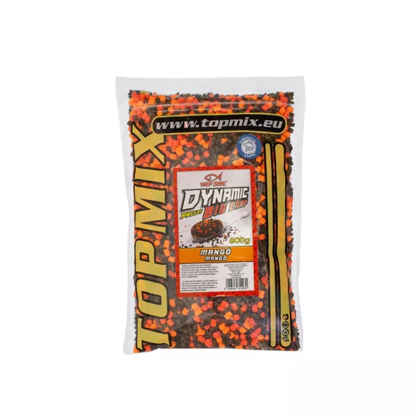 Top Mix Dynamic Big Carp 4mm Mango Krmný pelet 800gr