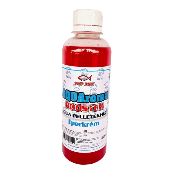 Top Mix Aqua Booster Jahodový Krém Tekutá Příchuť 250ml