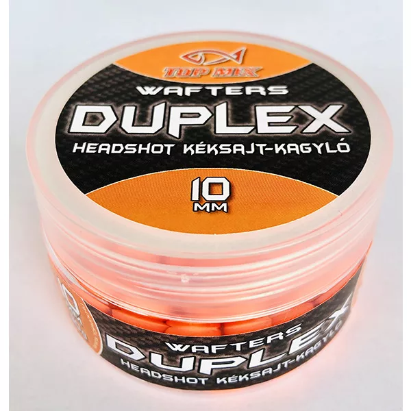 Top Mix Modrý sýr-Mušle 10mm Duplex Wafters Headshot 30gr