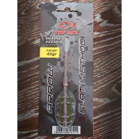 Top Mix L 45gr Šipkové ploché Method Feeder Krmítko
