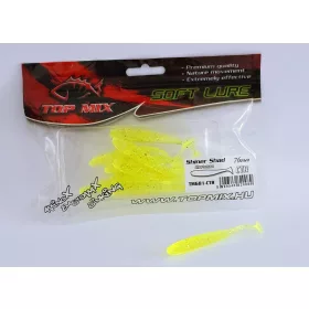   Top Mix Shiner Shad Chartreuse 7,6cm Plastová nástraha 10ks