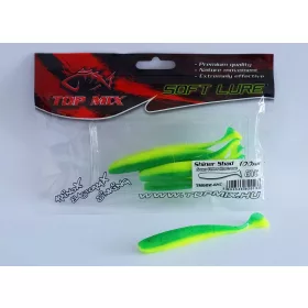   Top Mix Shiner Shad Green-Yellow Chartreuse 10,0cm Plastová nástraha 6ks