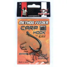   Top Mix Method Feeder Carp 8 Háček na kapry s očkem, bez protihrotu 10ks