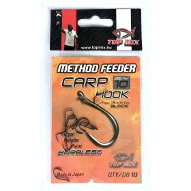   Top Mix Method Feeder Carp 10 Háček na kapry s očkem, bez protihrotu 10ks