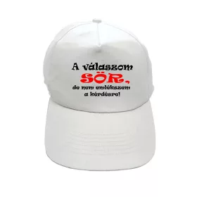 Baseballová čepice Moje Odpověď je Pivo!