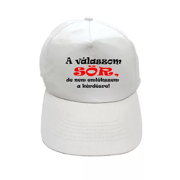Baseballová čepice Moje Odpověď je Pivo!