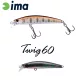 Ima Twing 60S 6cm 6,5gr 008 Titanově černý s červenou bobulí Wobler