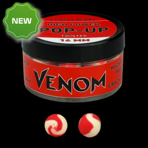 Feedermánia Venom High Power Pop-Up 16mm Crazy Cherry Krmné boilie