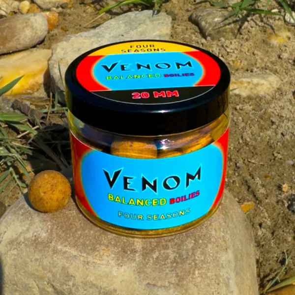 Feedermánia Venom Balanced Boilies Four Seasons 20mm Potápivá Nástraha na Háček