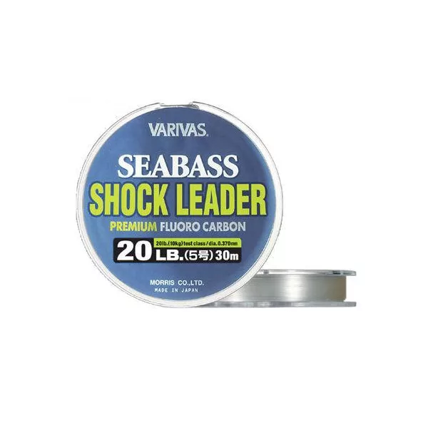Varivas Sea Bass Shock Leader Fluorocarbon 30m 0,405mm 22lb Fluorocarbon Návazcový vlasec