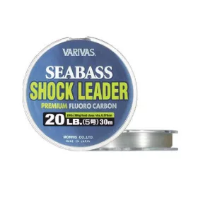   Varivas Sea Bass Shock Leader Fluorocarbon 30m 0,435mm 25lb Fluorocarbon Návazcový vlasec