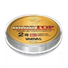   Varivas Hard Top Fluorocarbon Leader 50m 0,185mm 3,0kg Fluorocarbonový Návazec