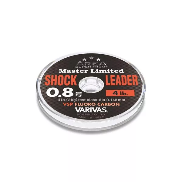 Varivas ShockLeader Fluorocarbon Trout Area VSP 30m 0,117mm 2,5lb Fluorocarbonový návazcový vlasec