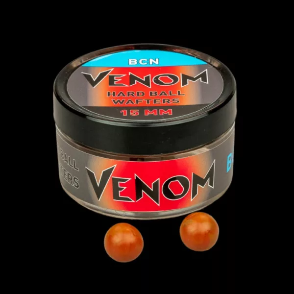 Feedermánia Venom Hard Ball Wafters 15mm Bcn Krmné boilie