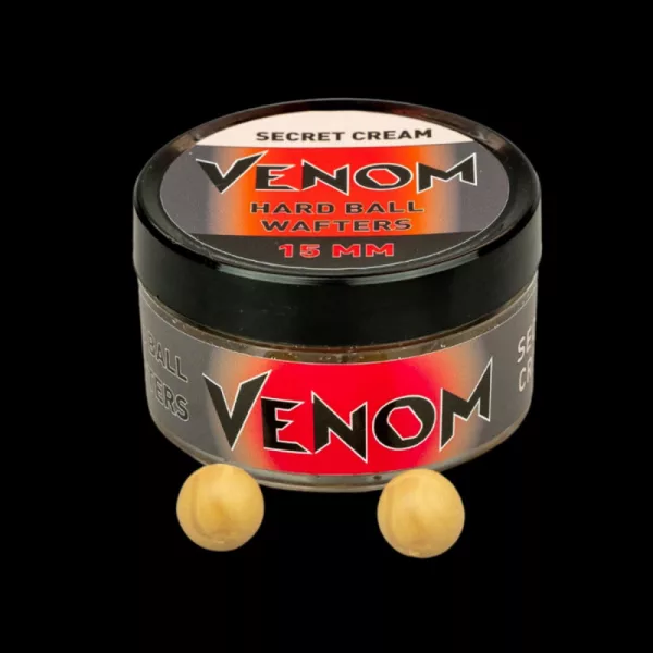 Feedermánia Venom Hard Ball Wafters 15mm Secret Cream Krmné boilie