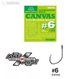   Varivas Super Trout Area Tournament Canvas #6 Fast Hooking Special Háček bez protihrotu 15ks