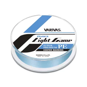   Varivas Avani Light Game Premium PE X4 150m #0,3 0,085mm 6,5lb Natural Blue Pletená Šňůra