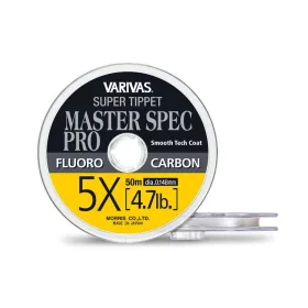   Varivas Super Tippet Master Spec Pro Fluorocarbon 3X 50m 0,205mm 8,6lb Muškařský návazec
