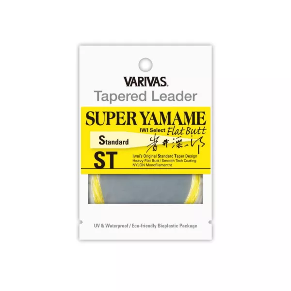 Varivas Zúžený Návazec Tapered Leader Super Yamame Flat Butt ST 4,57m 0,165m 4X Flash Yellow Muškařský návazcový vlasec