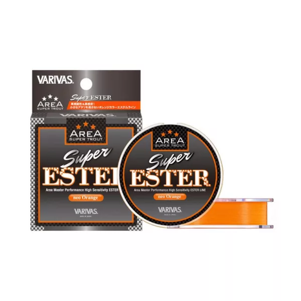 Varivas Super Trout Area Super Ester Neo Orange 140m 0,104mm 2,1lb Monofilní hlavní vlasec