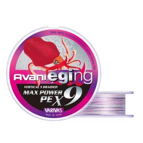   Varivas Avani Eging Max Power PE X9 150m #0,6 14lb White Marking Pletená hlavní šňůra