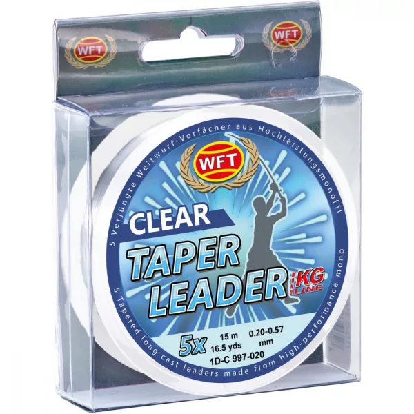 WFT Taper Leader Clead zesilující návazcový vlasec 5x15m