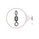 Nytro Connex Mixed-Eye Mini Feeder Swivel Obratlík 14 20ks