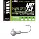 Yarie 406 Round VS Semi Barb 1/0 5,0gr Jig Hlavička 10ks