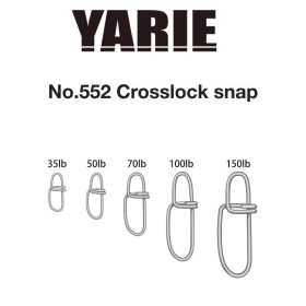 Yarie 552 Crosslock Snap 100lb Karabina 8ks