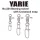 Yarie 554 Crosslock Bearing Swivel 50lb Otočná karabina 3ks