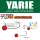 Yarie 645 Ajibaku Red 8 0,2gr Jig Fej 4ks