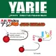 Yarie 646 Ajibaku Red 6 1,5gr Jig Hlava 4ks