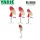 Yarie 672 Blender 2,1gr SP2 Red/White Rotační třpytka