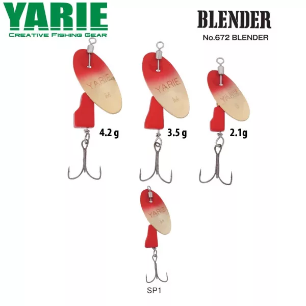 Yarie 672 Blender 4,2gr SP1 Red/Red Rotačka