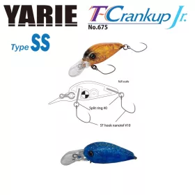   Yarie T-Crankup Jr 675 Type SS 2,8cm 2,1gr C32 IT Blue Wobler