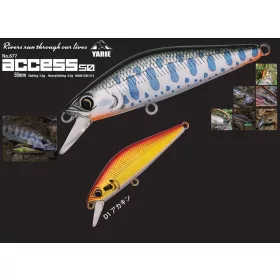 Yarie 677 Access S 50mm 3,6gr D1 Red Gold Wobbler