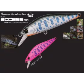 Yarie 677 Access S 50mm 3,6gr D10 Růžový Yamame Wobler