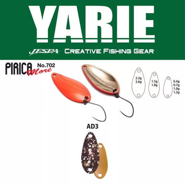 Yarie 702 Pirica More 1,0gr AD3 Sako Pellet Třpytka