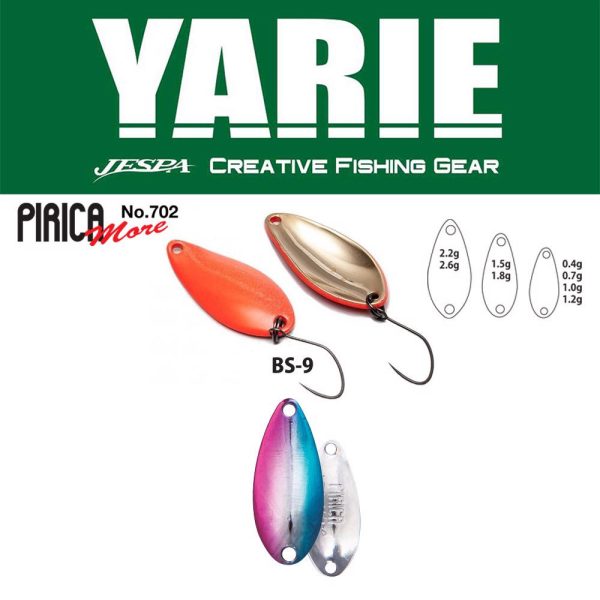 Yarie 702 Pirica More 1,0gr BS9 Blue/Pink Lžíce Třpytka