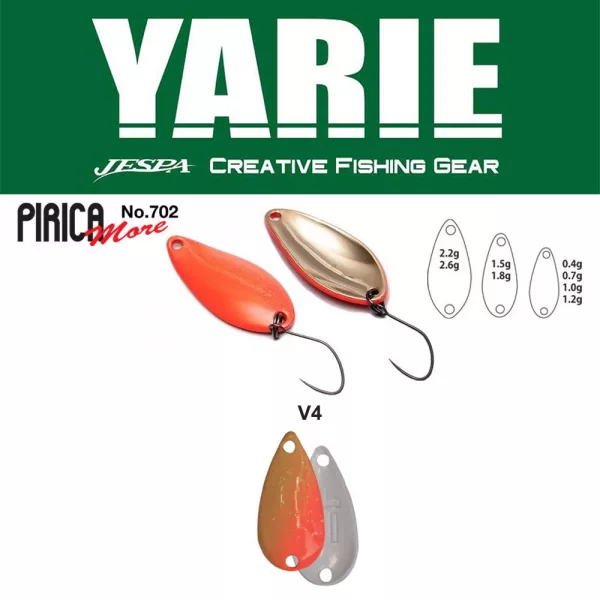 Yarie 702 Pirica More 1,0gr V4 MG Ice Lžičková třpytka