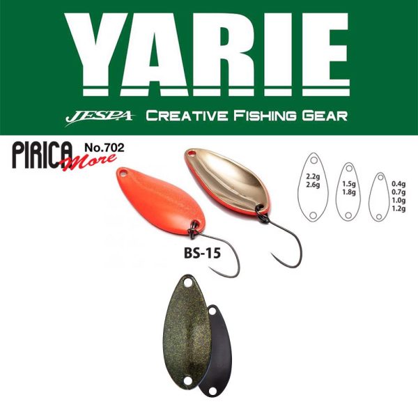 Yarie 702 Pirica More 1,5gr BS-15 Gradation G Black Plandavka