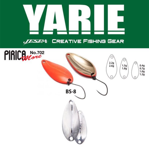 Yarie 702 Pirica More 1,5gr BS-8 Silver Lžíce Třpytka