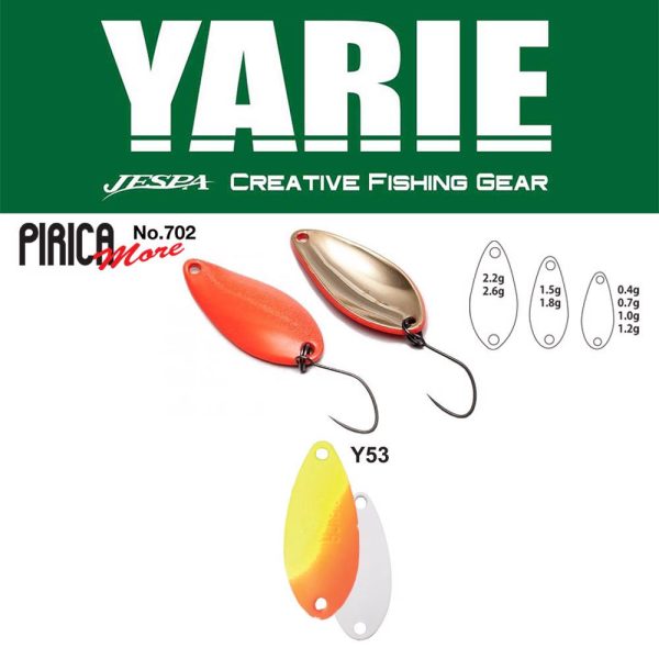 Yarie 702 Pirica More 1,5gr Y53 Lemon/Orange lžíce rotačka