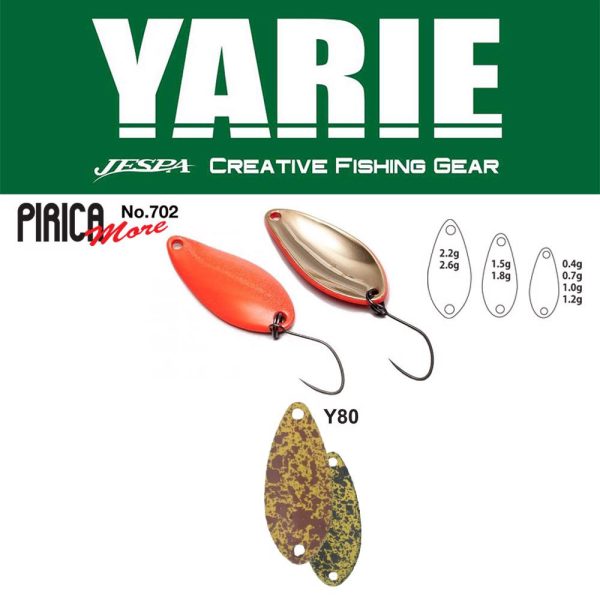 Yarie 702 Pirica More 1,5gr Y80 Karasi Spice Lžíce Třpytka