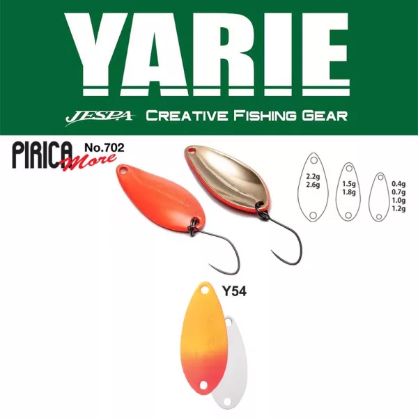 __Yarie__ 702 Pirica More 1,8gr Y54 Orange/Red lžíce třpytka