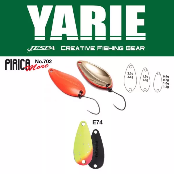 Yarie 702 Pirica More 2,6gr E74 Lemon Squash Třpytka