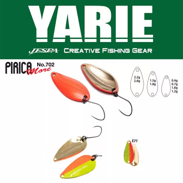 Yarie 702 Pirica More 2,6gr E77 Half Mac Plošná třpytka
