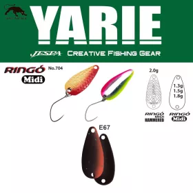   Yarie 704 Ringo Midi 1,8gr E67 Winner Brown lžíce nástraha