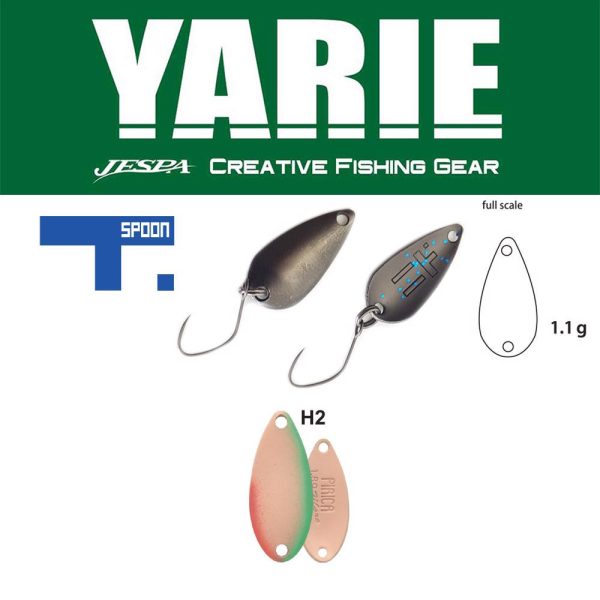 Yarie 706 T-Spoon 1,1gr H2 Salamon Lžička třpytka
