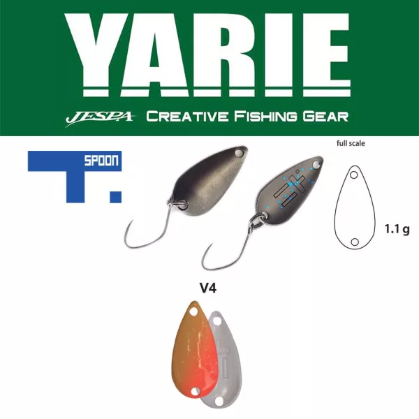Yarie 706 T-Spoon 1,4gr V4 MG Ice Lžíce Třpytka